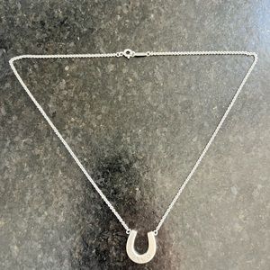 Horseshoe Tiffany & Co sterling silver necklace